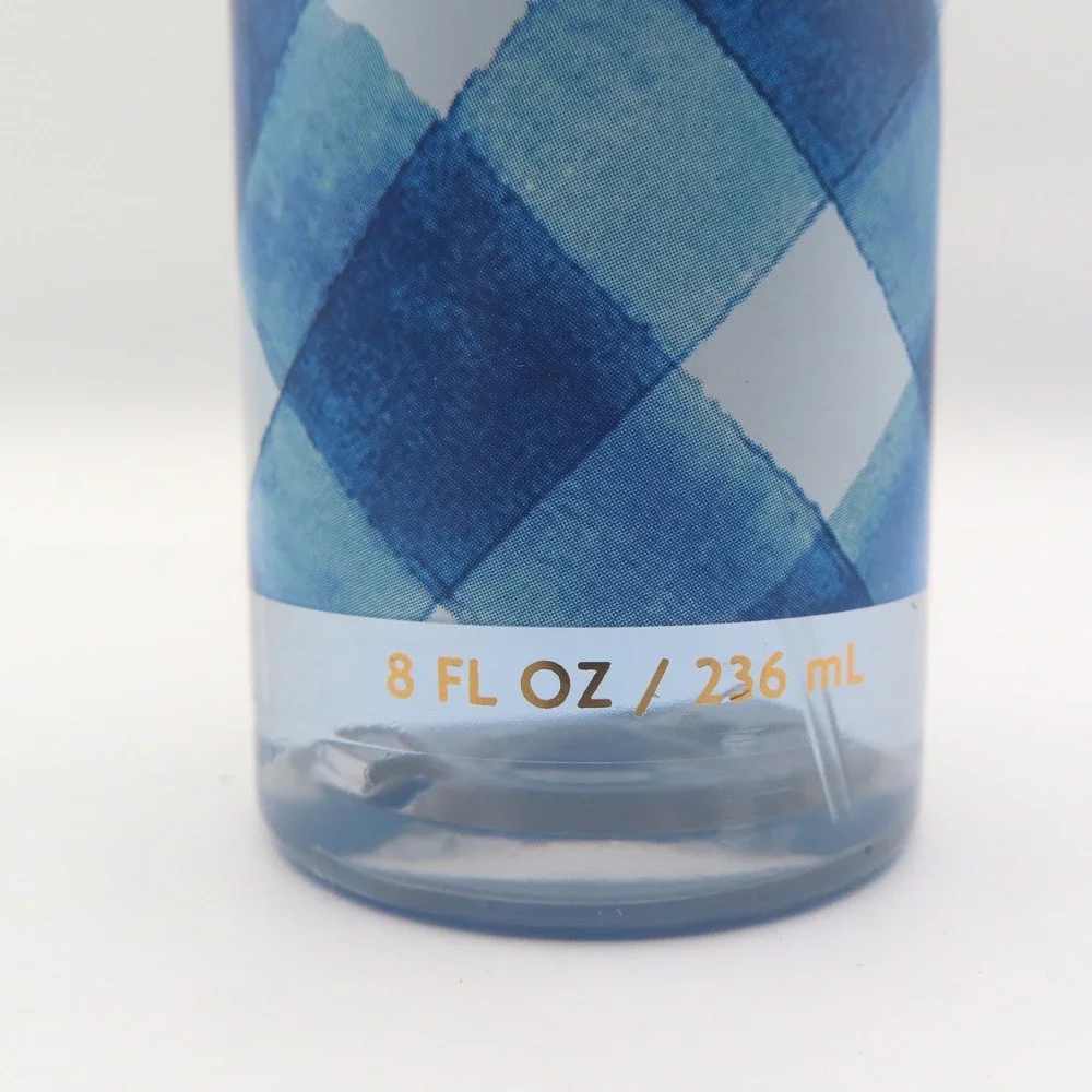 Bath & Body Works Gingham Fine Fragrance Mist 8 fl oz Blue Freesia White‎ Peach